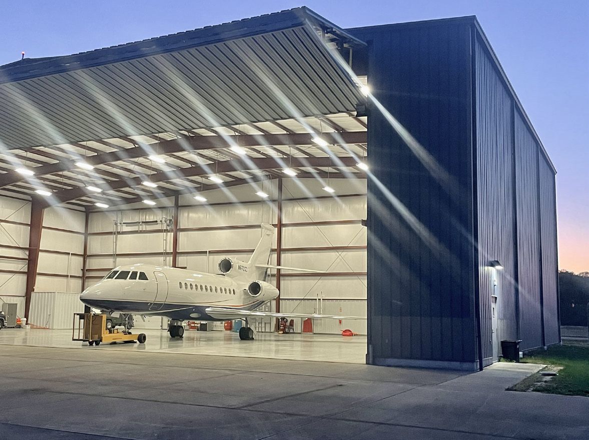 Airplane in Hanger