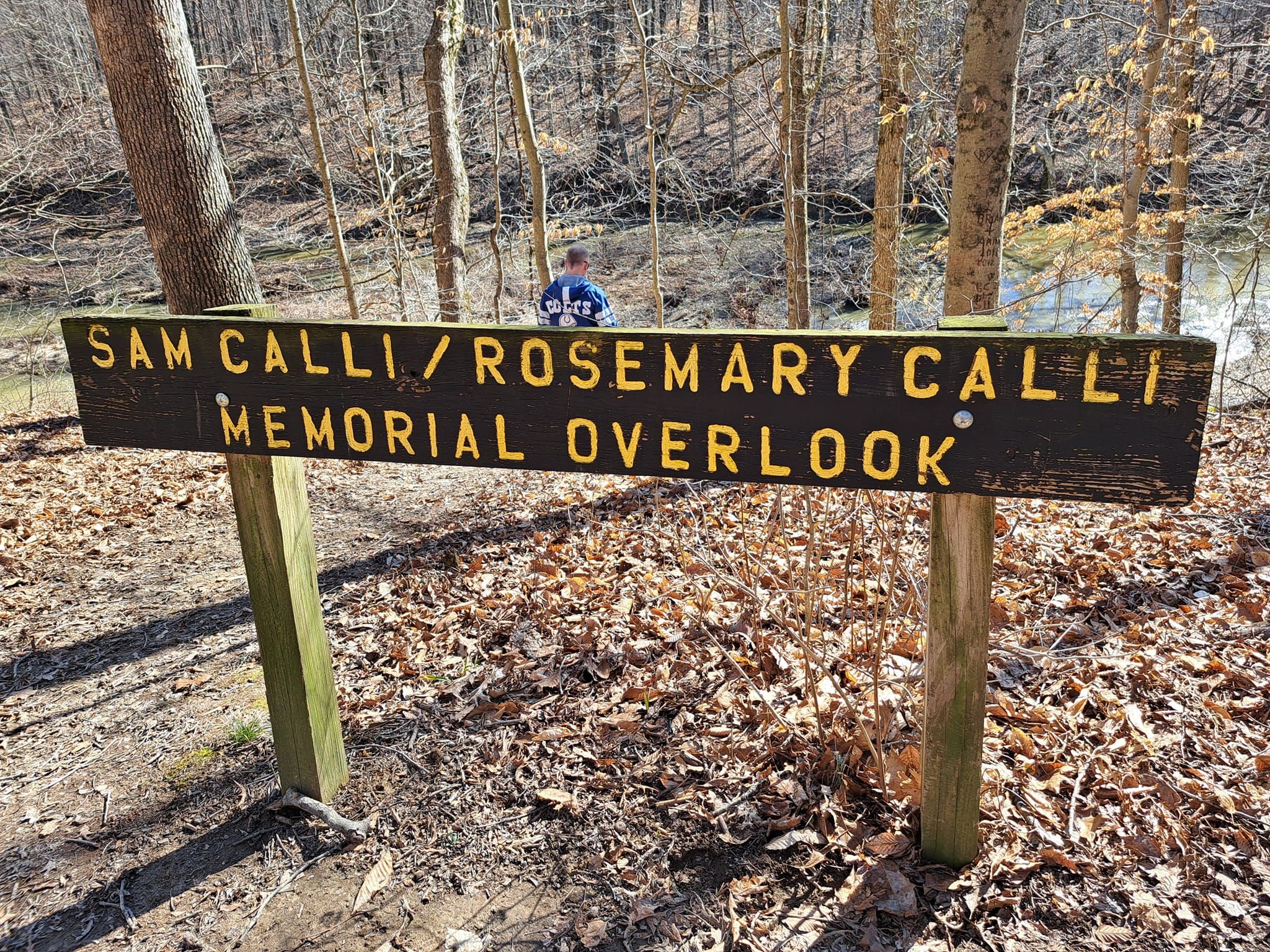 Calli Nature Preserve Overlook Sign